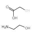 巯基乙酸乙醇胺酯(约85%的水溶液)结构式
