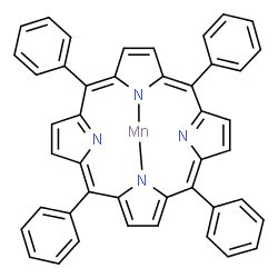 Μ-氧-双四苯基卟啉锰结构式