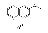 6-甲氧基喹啉-8-甲醛结构式