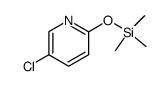 Pyridine, 5-chloro-2-[(trimethylsilyl)oxy]- (9CI) Structure