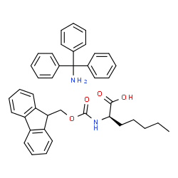 FMOC-D-LYS(TRT)-OH Structure