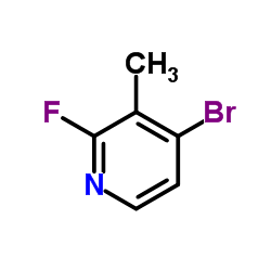 4-Bromo-2-fluoro-3-methylpyridine Structure