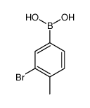 3-Bromo-4-methylphenylboronic acid structure