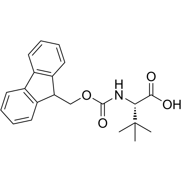Fmoc-L-叔亮氨酸结构式