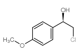 (R)-2-氯-1-(4-甲氧基苯基)乙醇结构式