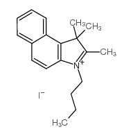 3-丁基-1,1,2-三甲基-1H-苯并[E]吲哚碘化物结构式