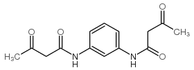 Butanamide,N,N'-1,3-phenylenebis[3-oxo- Structure