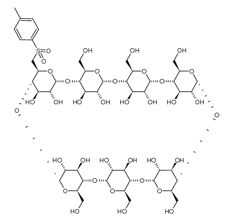 mono-6-deoxy-6-(p-toluenesulfonyl)-β-CD Structure