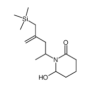 6-Hydroxy-1-(1-methyl-3-trimethylsilanylmethyl-but-3-enyl)-piperidin-2-one Structure