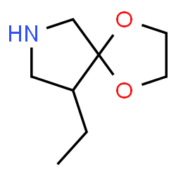 9-Ethyl-1,4-dioxa-7-azaspiro[4.4]nonane Structure
