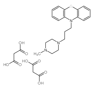 10-[3-(4-methylpiperazin-1-yl)propyl]-10H-phenothiazine dimalonate Structure