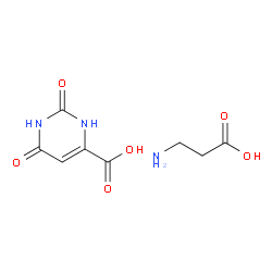 β-丙氨酸乳清酸盐结构式