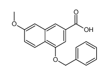 7-甲氧基-4-(苯基甲氧基)-2-萘羧酸结构式