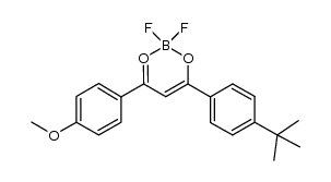 difluoroboron avobenzone Structure
