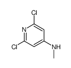 2,6-二氯-4-甲基氨基吡啶结构式