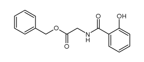 benzyl 2-(2-hydroxybenzamido)acetate结构式
