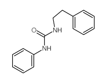 1-phenethyl-3-phenyl-urea结构式