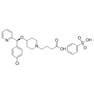 苯磺酸贝托司汀结构式