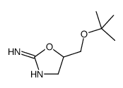 5-[(2-methylpropan-2-yl)oxymethyl]-4,5-dihydro-1,3-oxazol-2-amine结构式