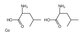 (2S)-2-amino-4-methylpentanoic acid,cobalt Structure