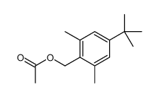 Benzenemethanol,4-(1,1-dimethylethyl)-2,6-dimethyl-, 1-acetate结构式