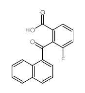 3-fluoro-2-(naphthalene-1-carbonyl)benzoic acid Structure