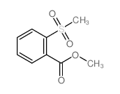 2-(甲基磺酰基)苯甲酸甲酯结构式