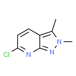 6-Chloro-2,3-dimethyl-2H-pyrazolo[3,4-b]pyridine Structure