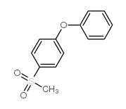 1-甲烷磺酰基-4-苯氧基苯结构式