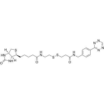 Tetrazine-SS-Biotin结构式