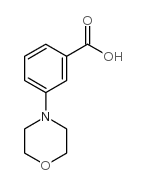 3-Morpholino benzoic acid Structure