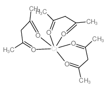 Chromium(III) acetylacetonate Structure