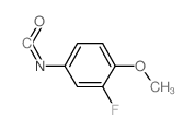 2-fluoro-4-isocyanato-1-methoxybenzene(SALTDATA: FREE) Structure