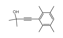 2-methyl-4-(2,3,5,6-tetramethylphenyl)-3-butyn-2-ol结构式