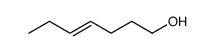 (E)-4-Hepten-1-ol Structure