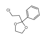 2-(2-chloroethyl)-2-phenyl-1,3-dioxolane结构式