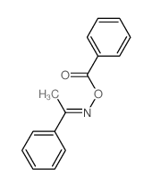 Ethanone, 1-phenyl-,O-benzoyloxime Structure