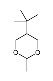5-tert-butyl-2-methyl-1,3-dioxane结构式