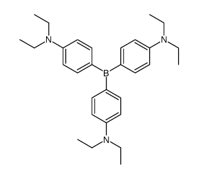 4-bis[4-(diethylamino)phenyl]boranyl-N,N-diethylaniline结构式