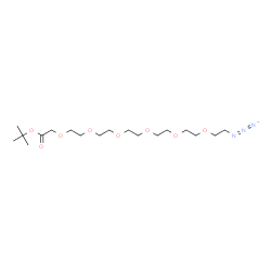 Azido-PEG6-C1-Boc结构式