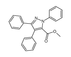 methyl 2,4,5-triphenylpyrazole-3-carboxylate Structure