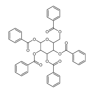 1,2,3,4,6-Penta-O-benzoyl-D-galactopyranoside结构式