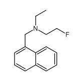 N-ethyl-2-fluoro-N-(naphthalen-1-ylmethyl)ethanamine结构式