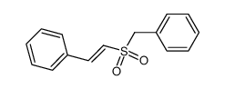 trans-1-benzylsulfonyl-2-phenylethene结构式