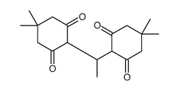 2-[1-(4,4-dimethyl-2,6-dioxocyclohexyl)ethyl]-5,5-dimethylcyclohexane-1,3-dione结构式