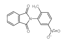 2-(2-methyl-5-nitro-phenyl)isoindole-1,3-dione structure