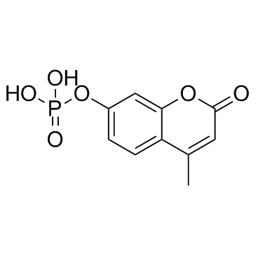 4-甲基伞形酮酰磷酸酯结构式