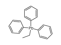 ethyl-triphenyl plumbane Structure