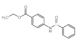 ethyl 4-(benzenesulfinamido)benzoate Structure