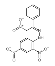 Ethanone,2-nitro-1-phenyl-, 2-(2,4-dinitrophenyl)hydrazone结构式
